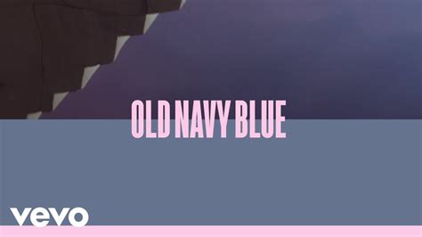 old navy blue|Old Navy Blue Lyrics :: Lewis Capaldi .